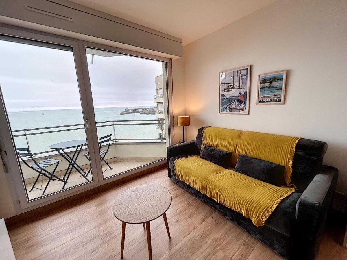 Charmant T2 En Front De Mer, 4 Pers., Ascenseur, Garage, Wi-Fi - Fr-1-361-383 Granville Eksteriør bilde