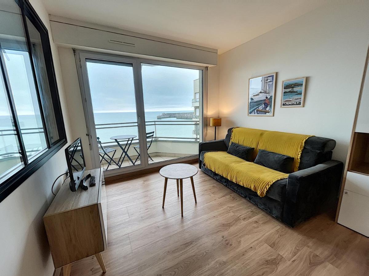 Charmant T2 En Front De Mer, 4 Pers., Ascenseur, Garage, Wi-Fi - Fr-1-361-383 Granville Eksteriør bilde